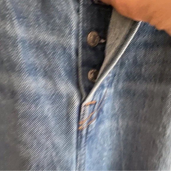 Levis Premium 501 '81 Jeans Woman 32x31 Medium Wash Button Fly Streetwear Retro - Picture 5 of 15